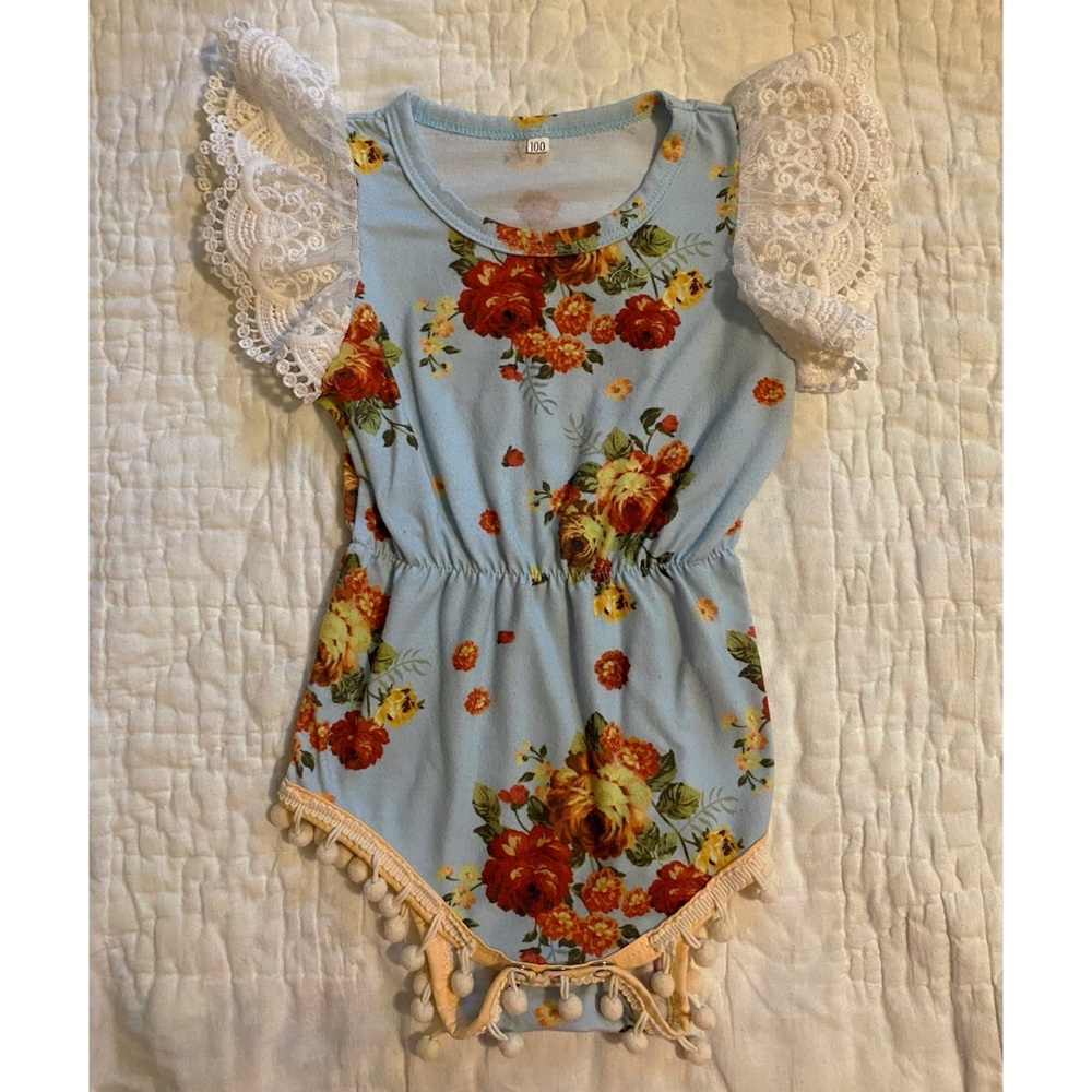 Floral onesie